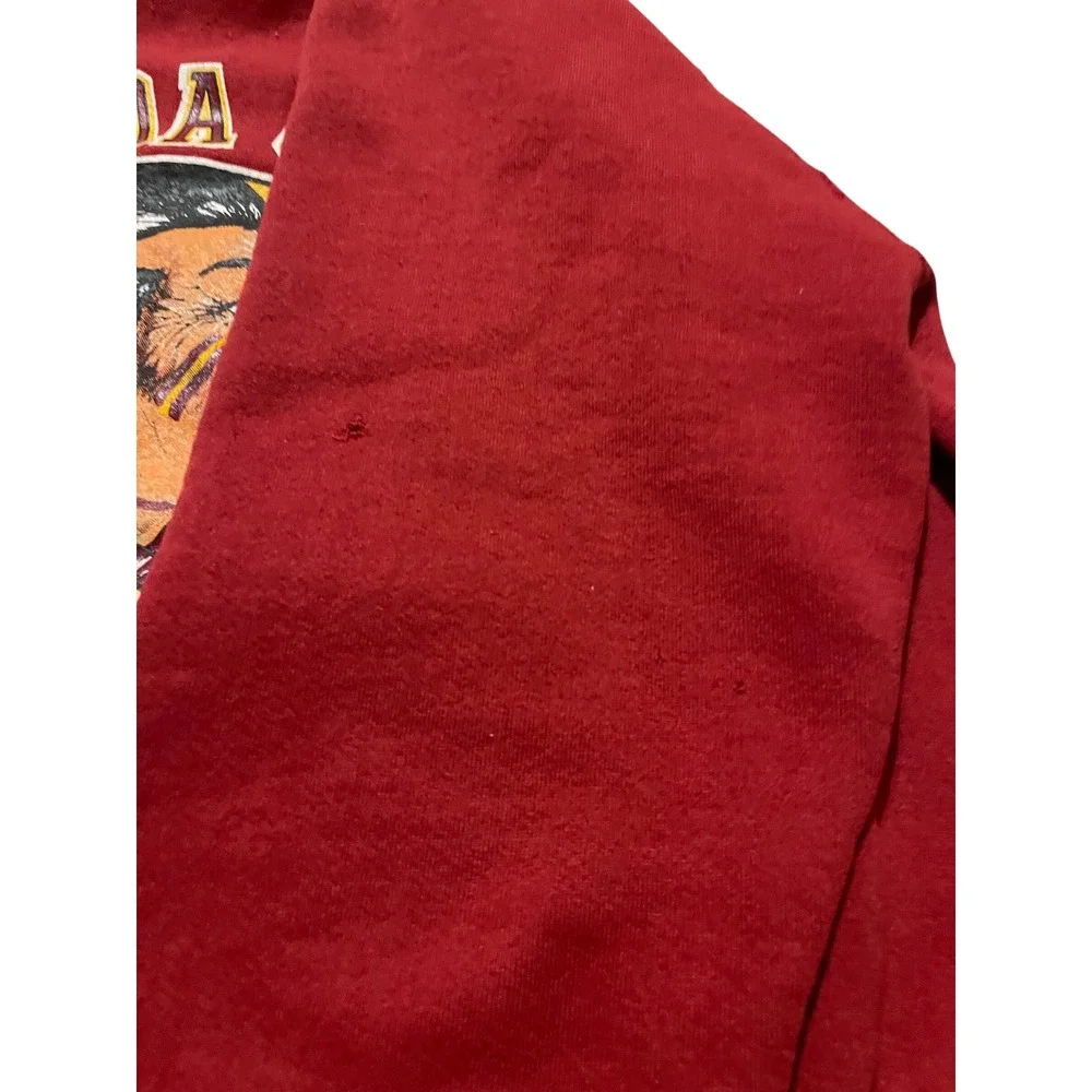 Vintage Soffe Florida State Seminoles Sweater Mens XL Maroon Football 90s USA